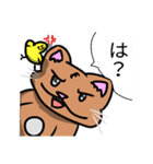 むちむち猫とヒヨコ（個別スタンプ：30）