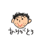 こどものえ(クレヨン)（個別スタンプ：1）