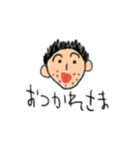 こどものえ(クレヨン)（個別スタンプ：12）