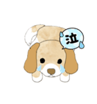 かわいい犬の使いやすいスタンプ（個別スタンプ：3）