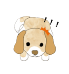 かわいい犬の使いやすいスタンプ（個別スタンプ：5）