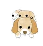 かわいい犬の使いやすいスタンプ（個別スタンプ：6）