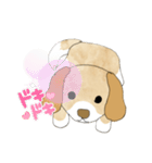 かわいい犬の使いやすいスタンプ（個別スタンプ：7）