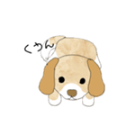 かわいい犬の使いやすいスタンプ（個別スタンプ：8）