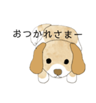 かわいい犬の使いやすいスタンプ（個別スタンプ：10）