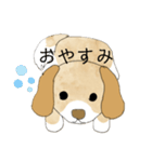かわいい犬の使いやすいスタンプ（個別スタンプ：19）
