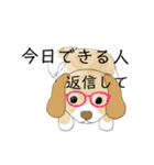 かわいい犬の使いやすいスタンプ（個別スタンプ：22）