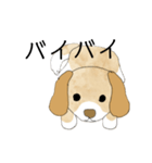 かわいい犬の使いやすいスタンプ（個別スタンプ：24）