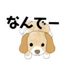 かわいい犬の使いやすいスタンプ（個別スタンプ：27）