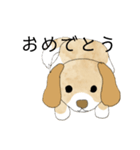 かわいい犬の使いやすいスタンプ（個別スタンプ：30）