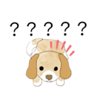 かわいい犬の使いやすいスタンプ（個別スタンプ：40）