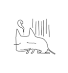 猫の高橋さん 元気に挨拶編（個別スタンプ：3）