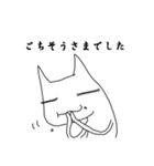 猫の高橋さん 元気に挨拶編（個別スタンプ：12）