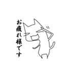 猫の高橋さん 元気に挨拶編（個別スタンプ：16）
