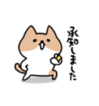 ねこ達な毎日・ゆるい敬語（個別スタンプ：5）