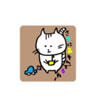 ねこ、たまにくま。（個別スタンプ：1）
