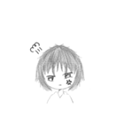 中性的な藍くん（個別スタンプ：1）