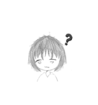 中性的な藍くん（個別スタンプ：3）