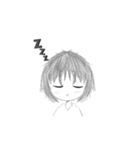 中性的な藍くん（個別スタンプ：7）