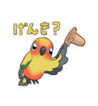 インコのあいさつのスタンプ（個別スタンプ：2）