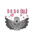 インコのあいさつのスタンプ（個別スタンプ：9）