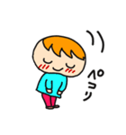 便利に使える！青い目の男の子スタンプ（個別スタンプ：6）