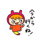 便利に使える！青い目の男の子スタンプ（個別スタンプ：8）