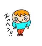 便利に使える！青い目の男の子スタンプ（個別スタンプ：22）