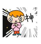 便利に使える！青い目の男の子スタンプ（個別スタンプ：24）