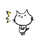 しもぶくれねこ。（個別スタンプ：14）