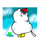 自由なウサニとヌコ（個別スタンプ：26）