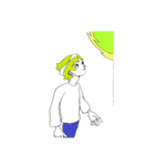 カラフルキャラクターズ（個別スタンプ：4）