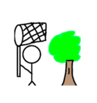 棒人間の毎日スタンプ！（個別スタンプ：34）