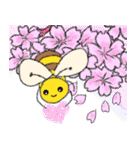 ミツバチの花めぐり（個別スタンプ：8）