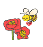 ミツバチの花めぐり（個別スタンプ：12）
