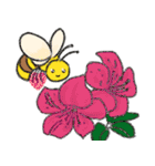 ミツバチの花めぐり（個別スタンプ：17）