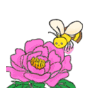 ミツバチの花めぐり（個別スタンプ：18）