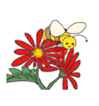 ミツバチの花めぐり（個別スタンプ：21）