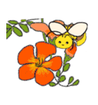 ミツバチの花めぐり（個別スタンプ：22）