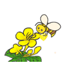 ミツバチの花めぐり（個別スタンプ：24）