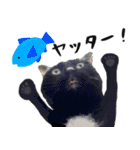 黒猫のくまちゃん 丁寧日常会話（個別スタンプ：18）