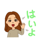 ママから娘に送るスタンプ（個別スタンプ：2）
