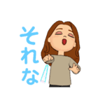 ママから娘に送るスタンプ（個別スタンプ：4）
