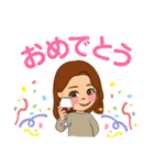 ママから娘に送るスタンプ（個別スタンプ：11）