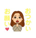 ママから娘に送るスタンプ（個別スタンプ：14）