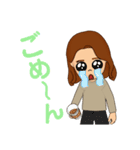 ママから娘に送るスタンプ（個別スタンプ：36）