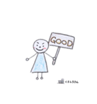 くろしろさんスタンプ  #1（個別スタンプ：6）
