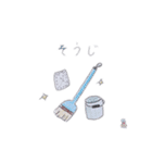 くろしろさんスタンプ  #1（個別スタンプ：15）