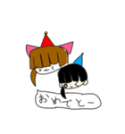 ににねこ＆にーひめのまいにち（個別スタンプ：16）