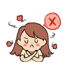 素敵なショートヘアの女の子（個別スタンプ：8）